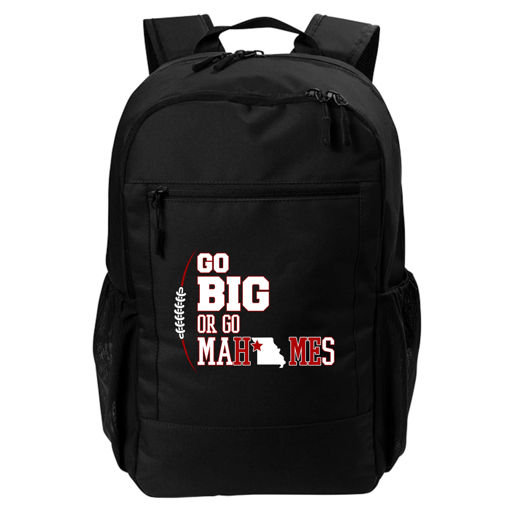 Go Big Or Go Mahomes Football Lover Backpack