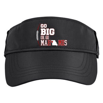 Go Big Or Go Mahomes Football Lover Adult Drive Performance Visor