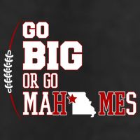 Go Big Or Go Mahomes Football Lover Adult Drive Performance Visor