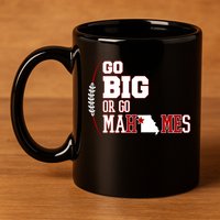 Go Big Or Go Mahomes Football Lover 11oz C Handle Ceramic Mug