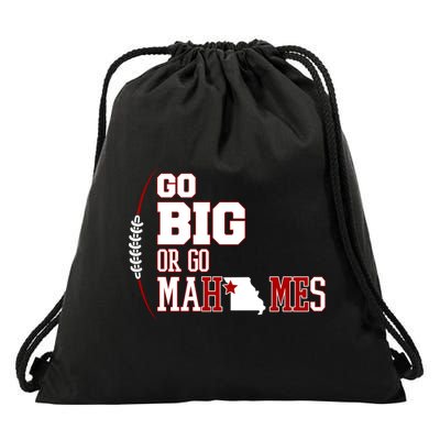 Go Big Or Go Mahomes Football Lover Drawstring Bag