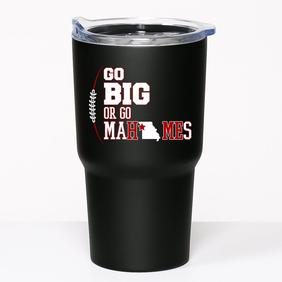 Go Big Or Go Mahomes Football Lover Tumbler