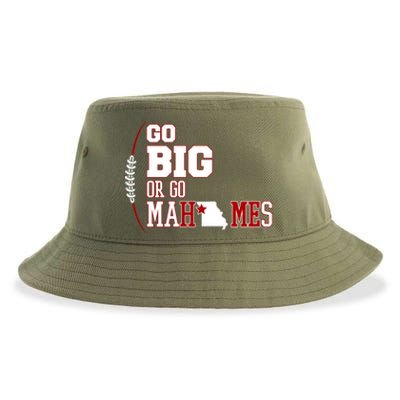 Go Big Or Go Mahomes Football Lover Sustainable Bucket Hat