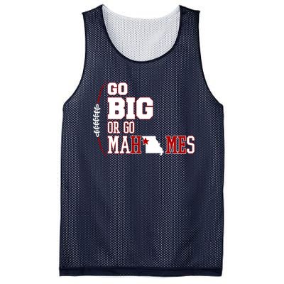 Go Big Or Go Mahomes Football Lover Mesh Reversible Basketball Jersey Tank