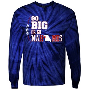 Go Big Or Go Mahomes Football Lover Tie-Dye Long Sleeve Shirt