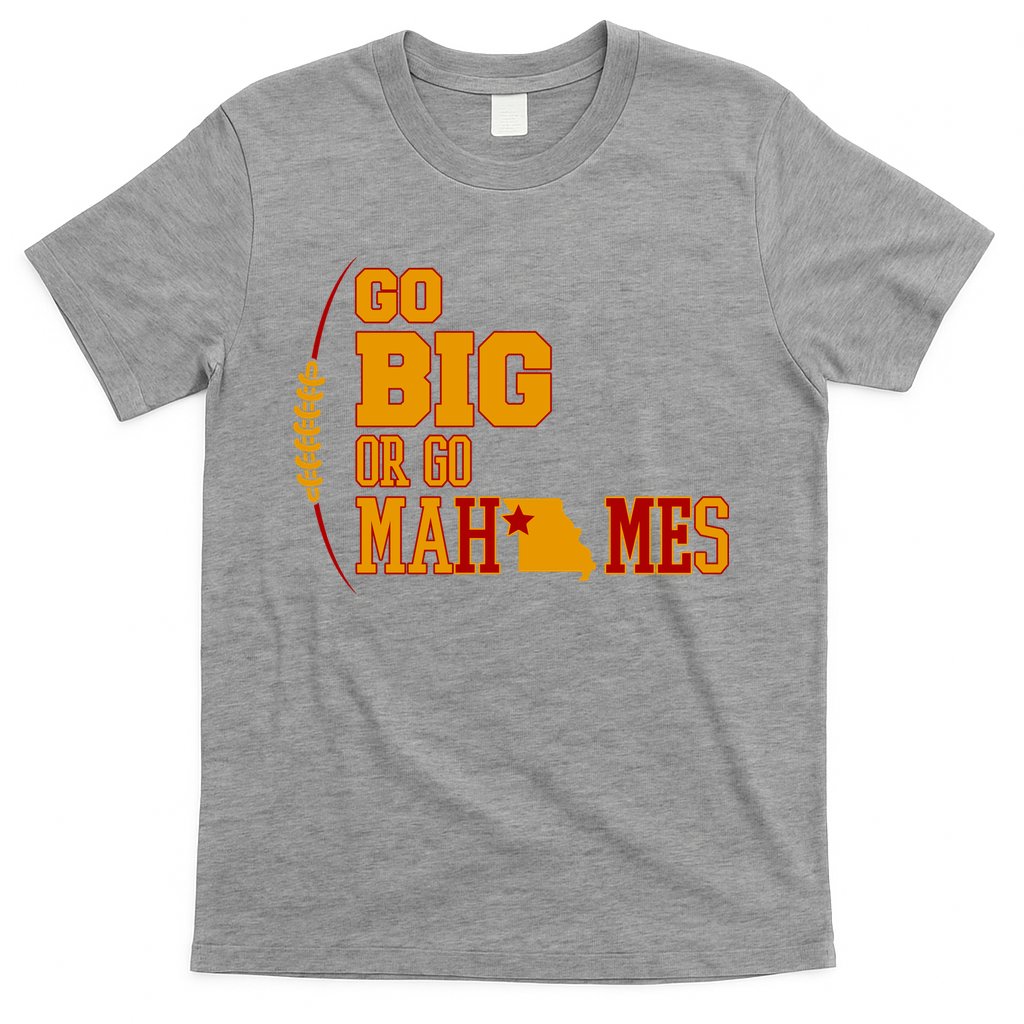 Go Big Or Go Mahomes Football Lover T-Shirt