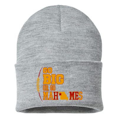 Go Big Or Go Mahomes Football Lover Sustainable Knit Beanie