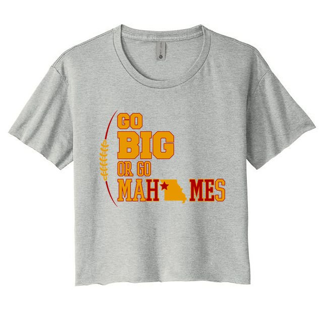 Go Big Or Go Mahomes Football Lover Crop Top