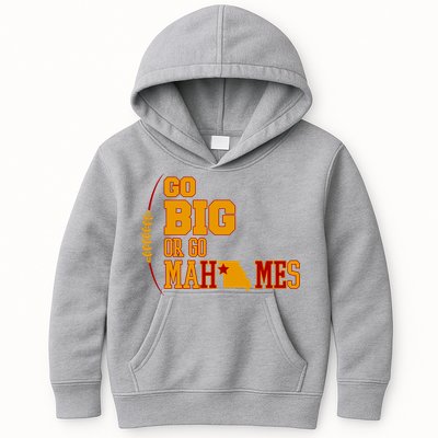 Go Big Or Go Mahomes Football Lover Kids Hoodie