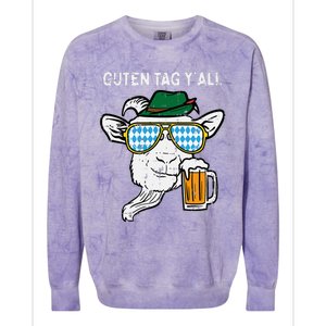 Goat Bavarian Octoberfest German Oktoberfest Colorblast Crewneck Sweatshirt