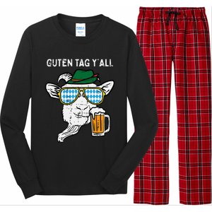 Goat Bavarian Octoberfest German Oktoberfest Long Sleeve Pajama Set