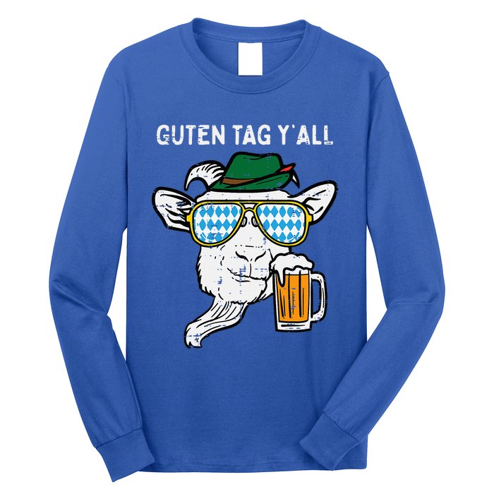 Goat Bavarian Octoberfest German Oktoberfest Long Sleeve Shirt