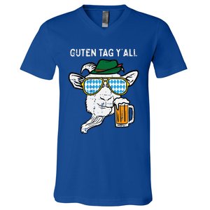 Goat Bavarian Octoberfest German Oktoberfest V-Neck T-Shirt