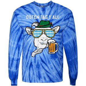 Goat Bavarian Octoberfest German Oktoberfest Tie-Dye Long Sleeve Shirt