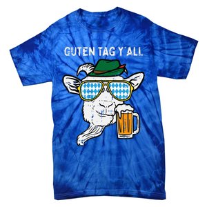 Goat Bavarian Octoberfest German Oktoberfest Tie-Dye T-Shirt