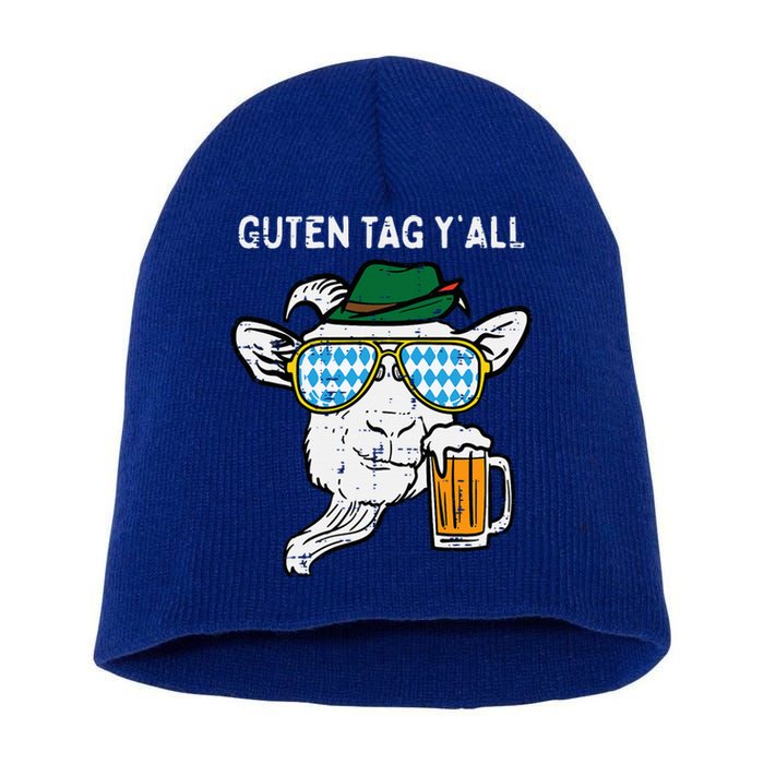 Goat Bavarian Octoberfest German Oktoberfest Short Acrylic Beanie