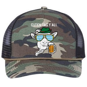 Goat Bavarian Octoberfest German Oktoberfest Retro Rope Trucker Hat Cap