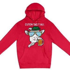 Goat Bavarian Octoberfest German Oktoberfest Premium Pullover Hoodie