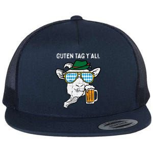 Goat Bavarian Octoberfest German Oktoberfest Flat Bill Trucker Hat