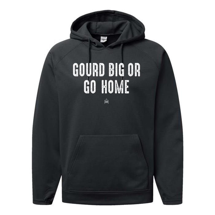 Gourd Big Or Go Home Punsgiving.Funny Group Performance Fleece Hoodie