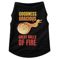 Great Balls Of Fire Funny Flaming Meteor Comet Asteroid Doggie Tank