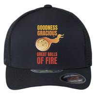 Great Balls Of Fire Funny Flaming Meteor Comet Asteroid Flexfit Unipanel Trucker Cap