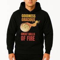 Great Balls Of Fire Funny Flaming Meteor Comet Asteroid Hoodie