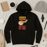 Great Balls Of Fire Funny Flaming Meteor Comet Asteroid Hoodie