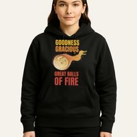 Great Balls Of Fire Funny Flaming Meteor Comet Asteroid Hoodie