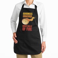 Great Balls Of Fire Funny Flaming Meteor Comet Asteroid Apron