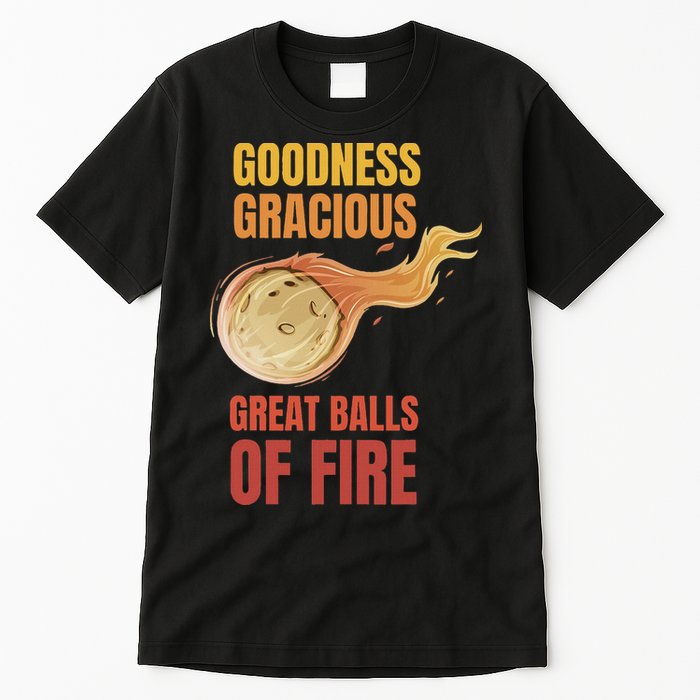 Great Balls Of Fire Funny Flaming Meteor Comet Asteroid Tall T-Shirt
