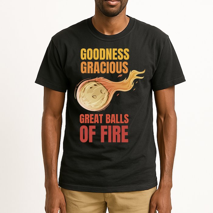 Great Balls Of Fire Funny Flaming Meteor Comet Asteroid Tall T-Shirt
