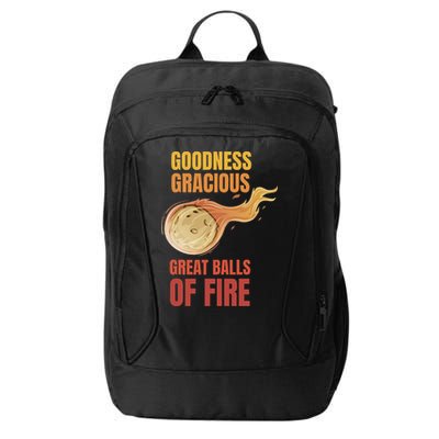 Great Balls Of Fire Funny Flaming Meteor Comet Asteroid City Backpack