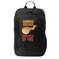 Great Balls Of Fire Funny Flaming Meteor Comet Asteroid City Backpack