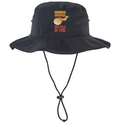 Great Balls Of Fire Funny Flaming Meteor Comet Asteroid Bucket Hat