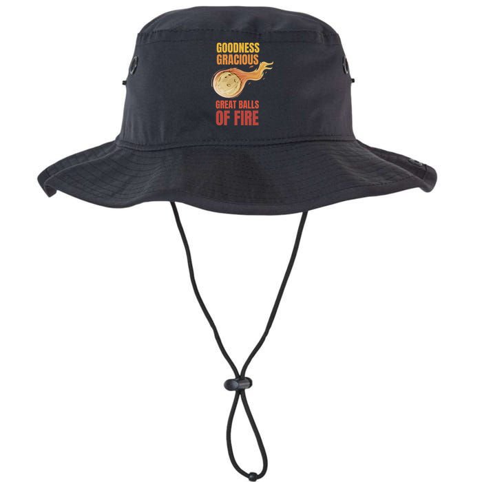 Great Balls Of Fire Funny Flaming Meteor Comet Asteroid Bucket Hat