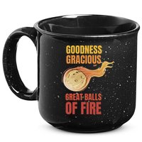 Great Balls Of Fire Funny Flaming Meteor Comet Asteroid 15oz Campfire Ceramic Mug