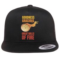 Great Balls Of Fire Funny Flaming Meteor Comet Asteroid Flatbill Hat