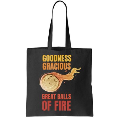 Great Balls Of Fire Funny Flaming Meteor Comet Asteroid Bag
