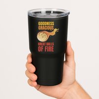 Great Balls Of Fire Funny Flaming Meteor Comet Asteroid Tumbler