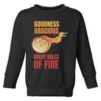 Great Balls Of Fire Funny Flaming Meteor Comet Asteroid Toddler Sweatshirt