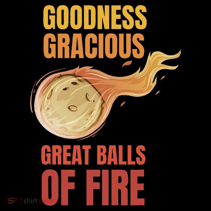 Great Balls Of Fire Funny Flaming Meteor Comet Asteroid Tie-Dye T-Shirt