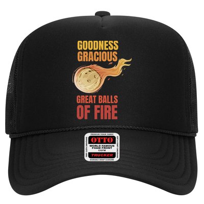 Great Balls Of Fire Funny Flaming Meteor Comet Asteroid Trucker Hat