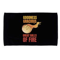Great Balls Of Fire Funny Flaming Meteor Comet Asteroid Microfiber Hand Towel