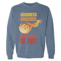 Great Balls Of Fire Funny Flaming Meteor Comet Asteroid Garment-Dyed Sweatshirt