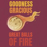 Great Balls Of Fire Funny Flaming Meteor Comet Asteroid 16oz Travel Tumbler