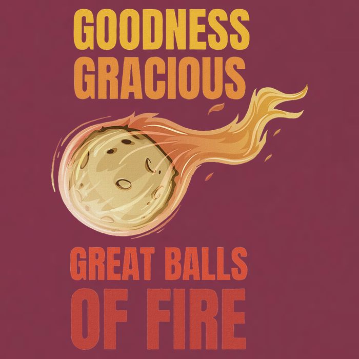 Great Balls Of Fire Funny Flaming Meteor Comet Asteroid 16oz Travel Tumbler