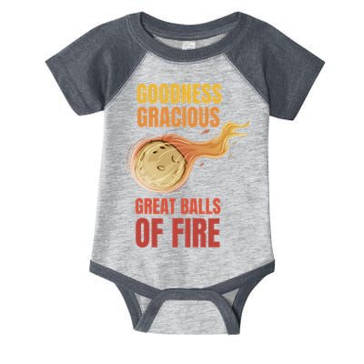 Great Balls Of Fire Funny Flaming Meteor Comet Asteroid Infant Baby Jersey Bodysuit