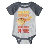 Great Balls Of Fire Funny Flaming Meteor Comet Asteroid Infant Baby Jersey Bodysuit