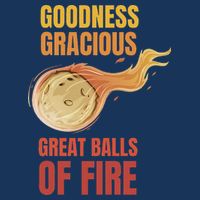 Great Balls Of Fire Funny Flaming Meteor Comet Asteroid Infant Baby Jersey Bodysuit
